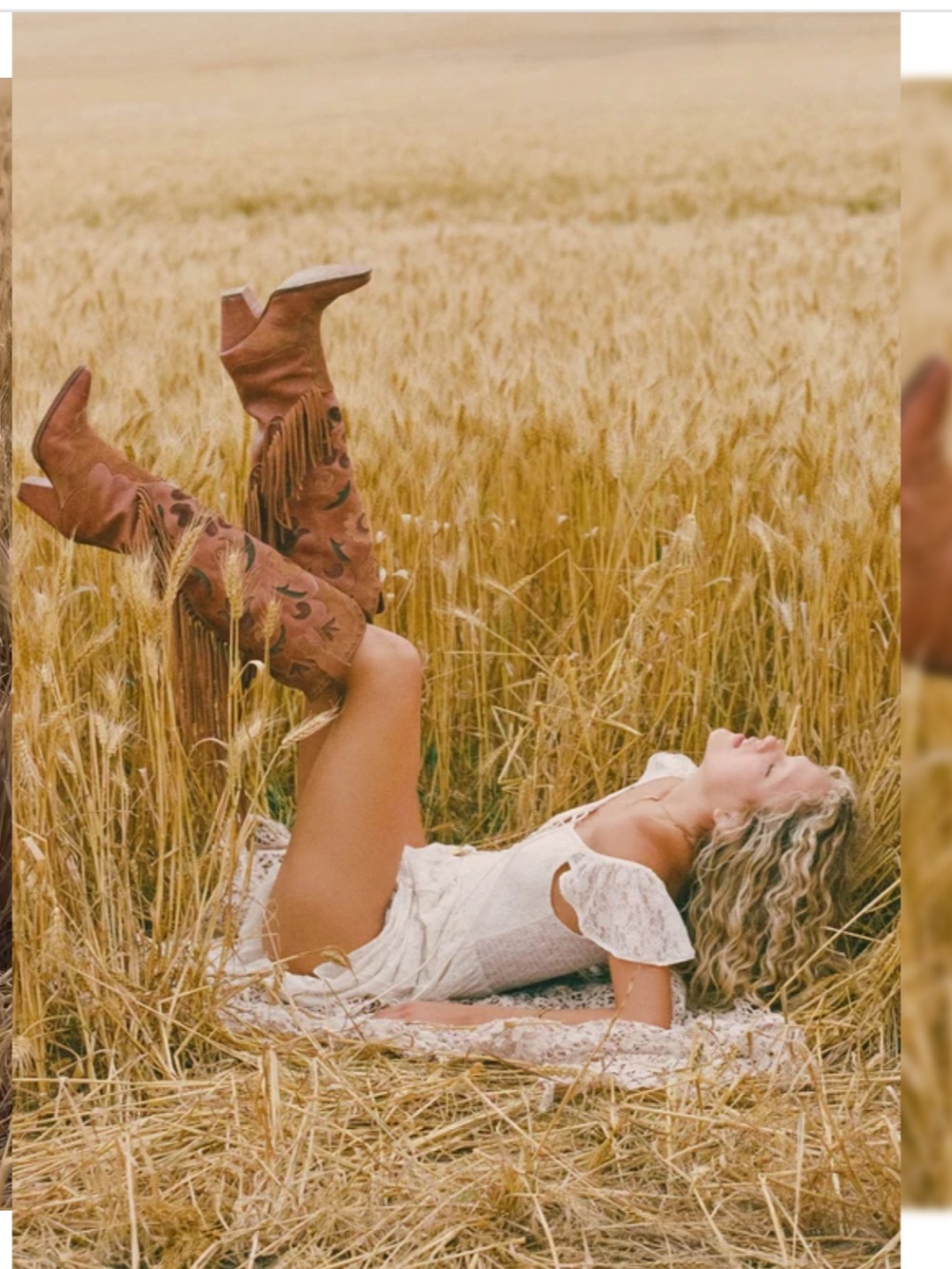 Spell Sannah Brown Fringe Western Knee-High Boots